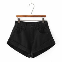 Pleat curling Shorts