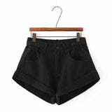 Pleat curling Shorts