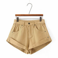 Pleat curling Shorts