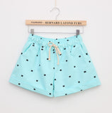 Elastic Waist Cotton Shorts