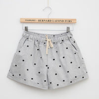 Elastic Waist Cotton Shorts