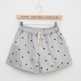 Elastic Waist Cotton Shorts