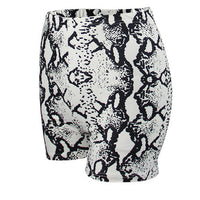 Snakeskin Print Shorts