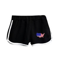 America Printed Shorts