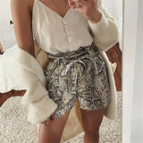 Snake Skin Printed Shorts