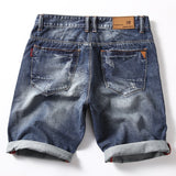 Blue Skinny Jeans Shorts