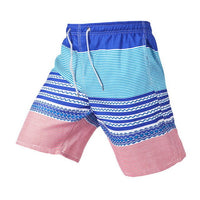 Plaid Printed Men Beach Shorts